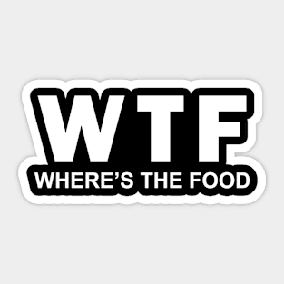 Where's The Food Sticker